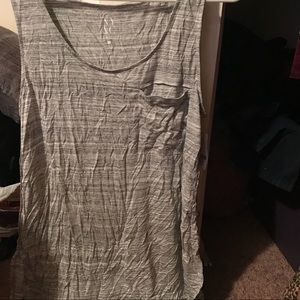 Ny&c High-Lo gray tank top